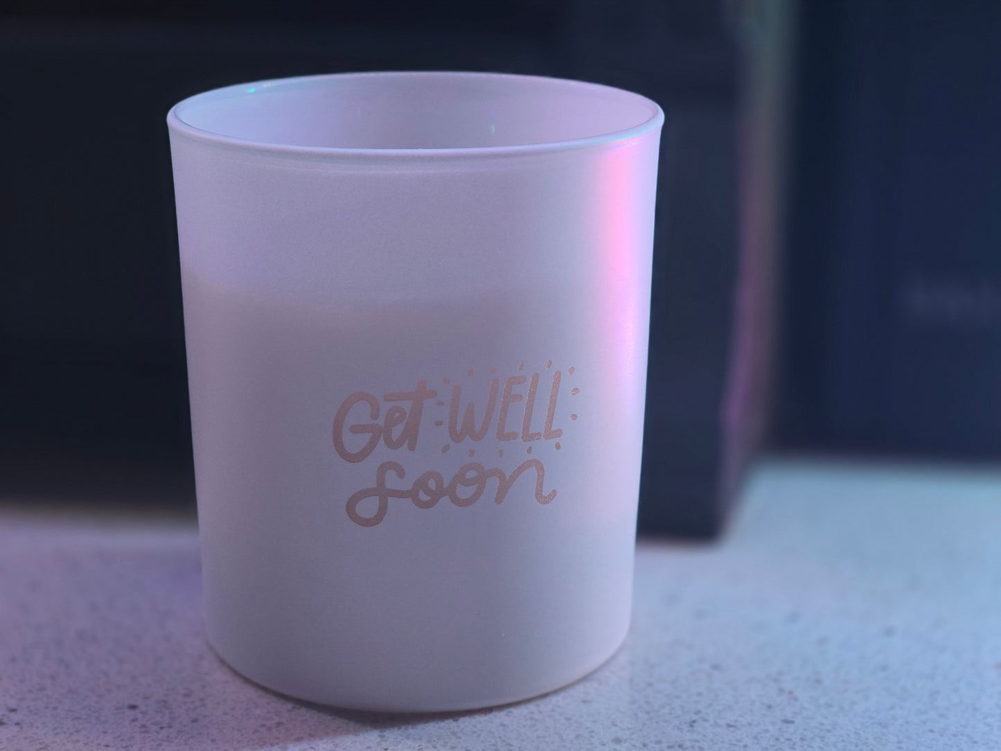 Get well soon candle image 1