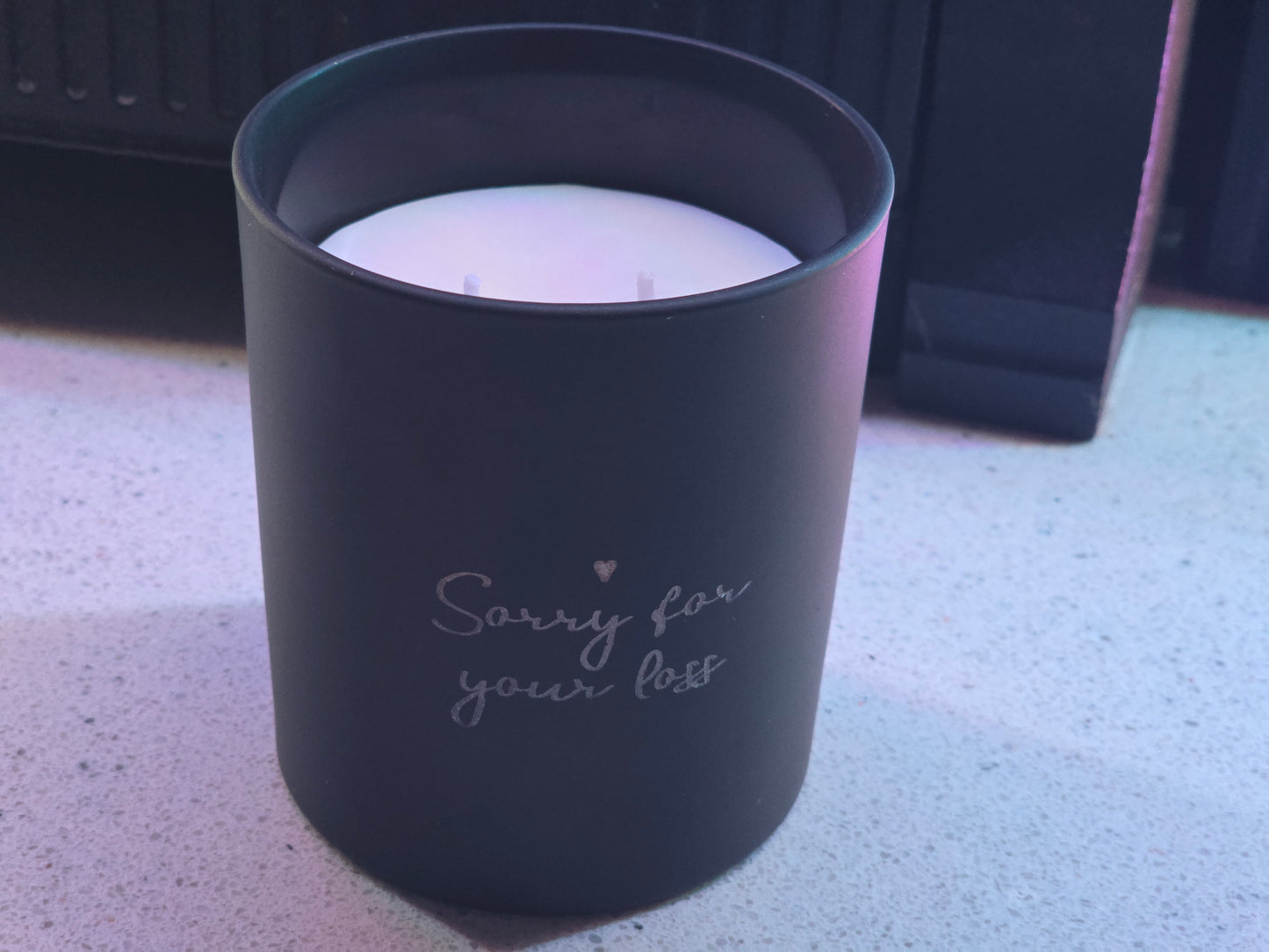 Sympathy candle- Sorry for your loss image 3