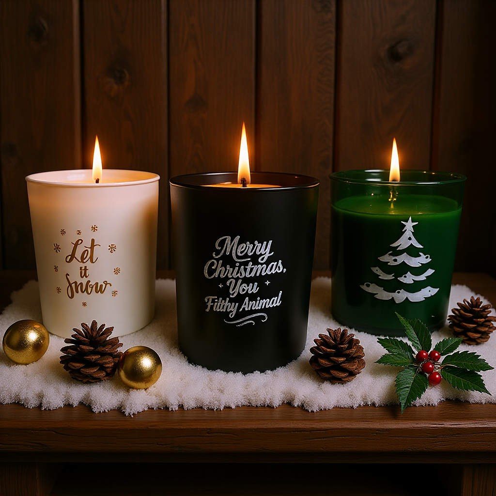 The Glow&Give Christmas Candle Trio — A Festive Gift with Meaning